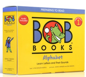 英文原版 Bob Books Starting to read 1 Alphabet鲍勃阅读字母表