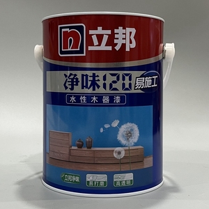 立邦净味120通用型净味全效抗甲醛水性环保木器漆 清面白底白面