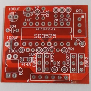 空板 SG3525逆变器前级驱动板 大功率对管图腾 可调频率的驱动板