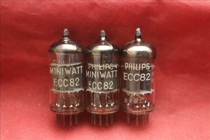 飞利浦ECC82电子管/12AU7电子管三个