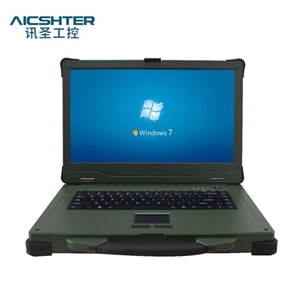 AICSHTER 讯圣军绿色三防笔记本电脑15.6英寸AIC-K156/I7-6600U