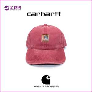 carhartt卡哈特夏季复古水洗做旧纯色棒球帽男女鸭舌帽情侣遮阳帽