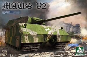 现货 三花 TAKOM 1/35 德国 鼠式超重型坦克V2 2050 拼装战车模型