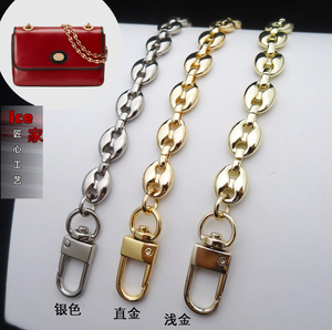 高档女包包链条配件单买金属包带肩带斜跨链子双G包链适用于古奇