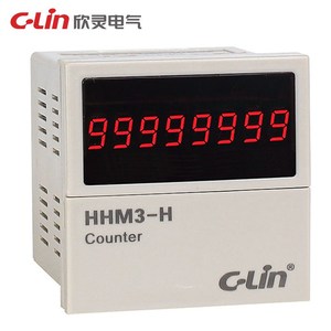欣灵HHM3-H计数计米器高速5000次/秒可配光电接近传感编码器米轮