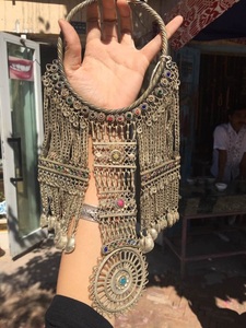 阿富汗古董项链吊坠 土库曼印度库奇 阿紫杂货铺