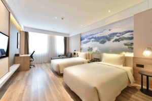 北京亦庄移动硅谷亚朵酒店几木双床房