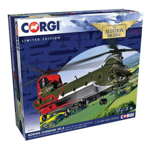 Corgi/狗仔 AA34215 1/72 支努干 HC.4 ZA712 RAF 合金成品直升机