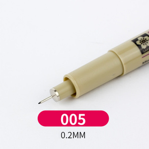 现货包邮 樱花针管笔 模型勾线笔/针笔/画线笔 极细0.2mm 黑 面相