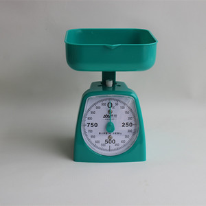 香山商用餐饮厨房机械称方度托盘弹簧计量食物烘焙小型秤1Kg2公斤