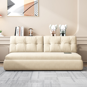 可折叠沙发床两用客厅多功能2024年新款小户型网红款无扶手抽拉床