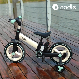 nadle纳豆儿童自行车12寸平衡车1-5岁男女孩童车轻便幼儿遛娃单车