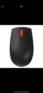 ￼￼联想（Lenovo）鼠标 翎光无线鼠标N1901A 办公鼠标黑红版