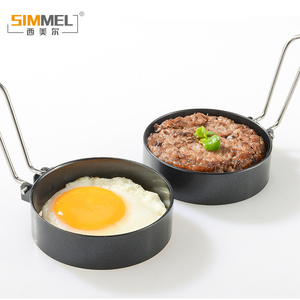 加厚不粘煎蛋器模具不锈钢家用圆形煎鸡蛋模型饭团太阳蛋早餐神器