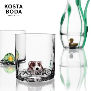 Kosta Boda创意水晶玻璃杯子NewFriends瑞典进口动物水杯家用酒杯