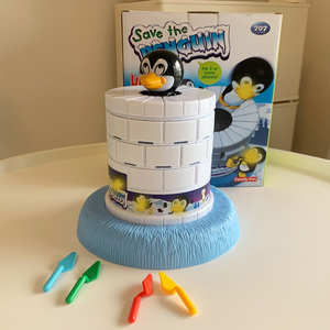儿童益智玩具拯救小企鹅 海盗桶拆墙游戏亲子互动幼儿园礼物桌游