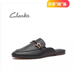 Clarks其乐女鞋春夏新款穆勒鞋平底拖鞋包头凉鞋女拖鞋Pure2 Mule