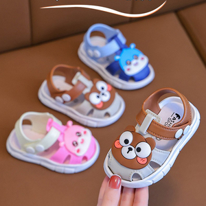 宝宝学步鞋儿童包头护脚防滑防水软底小男女童婴幼儿01-2-3岁凉鞋