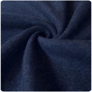 进口澳毛深蓝色加厚双面羊毛呢布料|服装面料/大衣外套/西装裤子