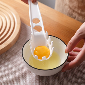 蛋清蛋黄分离器多功能捞面漏勺厨房捞面条神器家用煮鸡蛋防烫爪勺