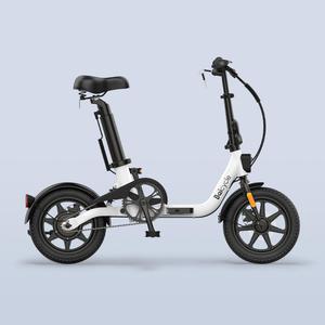 Baicycle小米白U8电动折叠自行车成人女小型迷你超轻便携电助力车