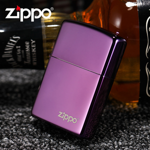 美国原装正版之宝打火机紫冰标志24747ZL紫色深渊Zippo