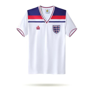 复刻版1982年世界杯英格兰队主场复古老款球衣短袖经典旧款足球服