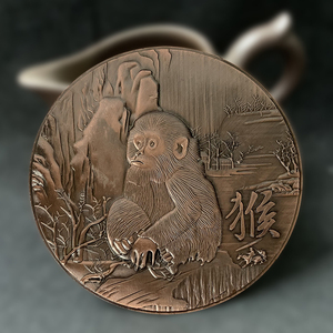 牛年十二生肖纪念币全套12枚评级礼品工艺品收藏纪念章大铜章礼盒
