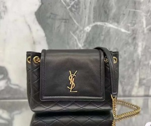 YSL/圣罗兰新款nolita可爱小包斜挎单肩女包复古金扣