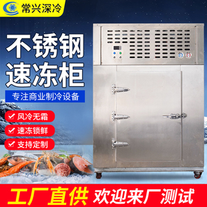 速冻柜低温商用急冻小型冻柜包子水饺海参速冻冰箱液氮慕斯速冻机