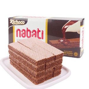 印尼丽巧克纳宝帝Richoco巧克力威化饼干145g/盒进口零食进口食品