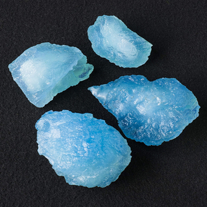 天然海蓝宝原石大块宝石摆件蓝色水晶矿石标本DIY吊坠饰品扩香石