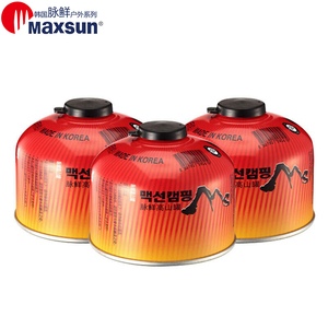 脉鲜(MAXSUN)便携式登山丁烷气罐 高山防爆气罐 户外炉具气体燃料