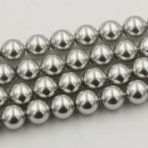 奥地利水晶5810通孔珍珠Light Grey Pearl 616浅灰色DIY散珠配件
