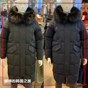 断码特价韩国代购Marmot土拨鼠男女款冬季长款鹅绒加厚保暖羽绒服