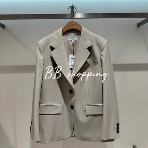 韩国订单24春款on 男友风宽松版型西服外套