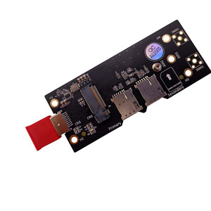 NGFF key B转USB 3.04G5G通信模块测试转接卡 带双NANO SIM卡座