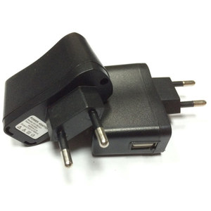 单口usb充电器欧规欧标欧式欧洲插头圆脚手机Mp3/4充电头0.5A/1A