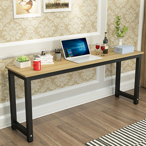 包邮简易电脑桌台式钢木桌家用书桌子简约现代双人办公桌写字台