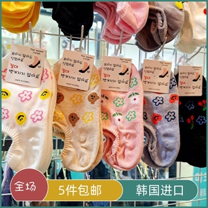 韩国东大门袜子女春季新品卡通动物隐形袜套可爱小熊短袜船袜