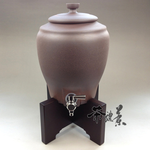 台湾陶作坊品水罐二代五代老岩泥岩矿茶蓄水罐陶瓷茶具配件大容量