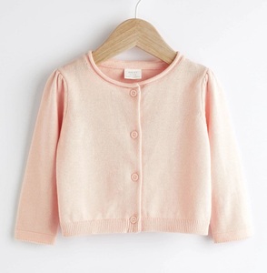 NEXT英国代购   女婴宝宝秋款    粉色薄款休闲针织开衫外套