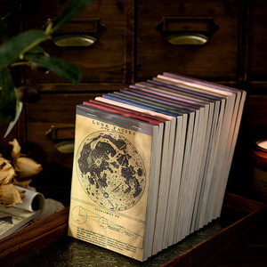 时间书系列素材本复古植物票据手帐拼贴装饰打底背景无粘性便签纸