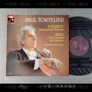 EMI 首 版 托特里埃 tortelier 舒伯特 阿佩乔尼 大提琴 LP