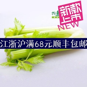 新鲜蔬菜 西芹 洋芹菜 西洋芹小芹菜 约1kg 榨汁 江浙沪5件包邮