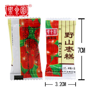 北京御食园 野山枣糕 500克 零食特产 休闲小包装零食小包装