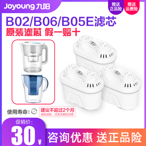 九阳净水壶JYW-B02/B06/B05E滤水壶家用自来水过滤器净水器滤芯