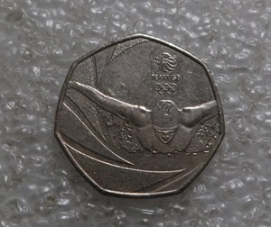 2016年英国50便士纪念币里约奥运会英国代表队