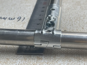 16mm外径圆管链接件快速镀锌管配件不锈钢管连接配件大棚架固定卡
