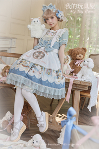【梦与宝藏现货】国牌lolita AH天使之心 我的玩具屋 围裙小物